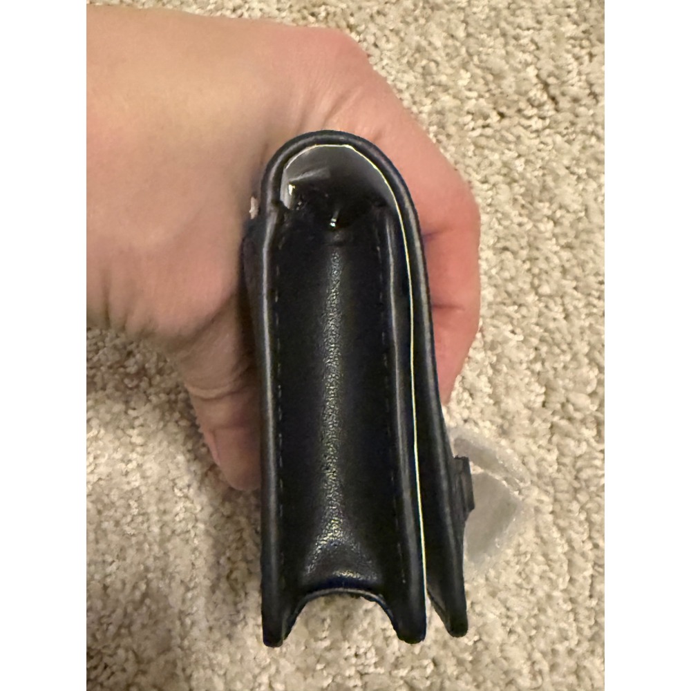 Michael Kors Carson Flap Mini Wallet Black‎ Leather – $178 Value, Yours Cheaper! - Picture 9 of 10